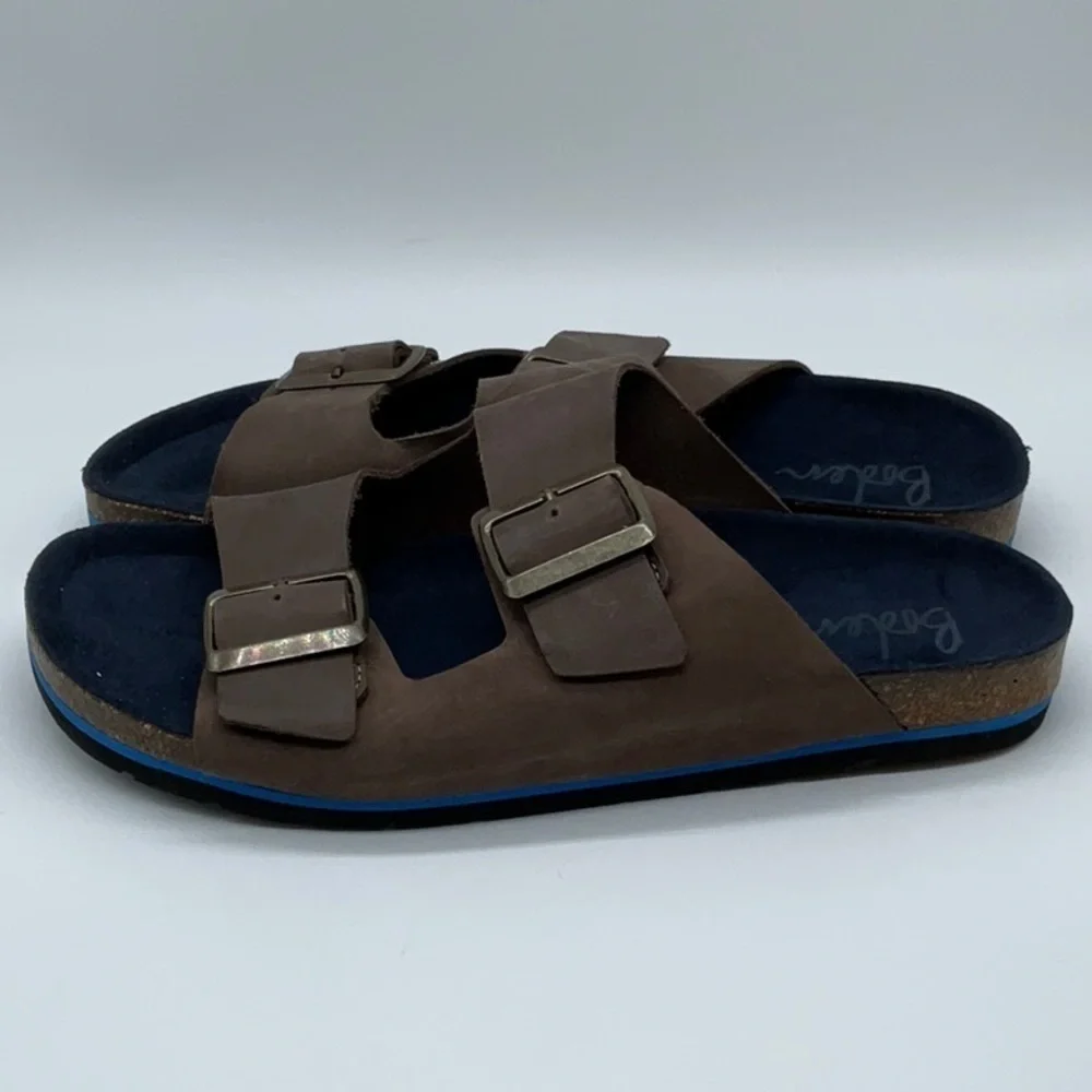 Boden Leather Double Strap Sandal